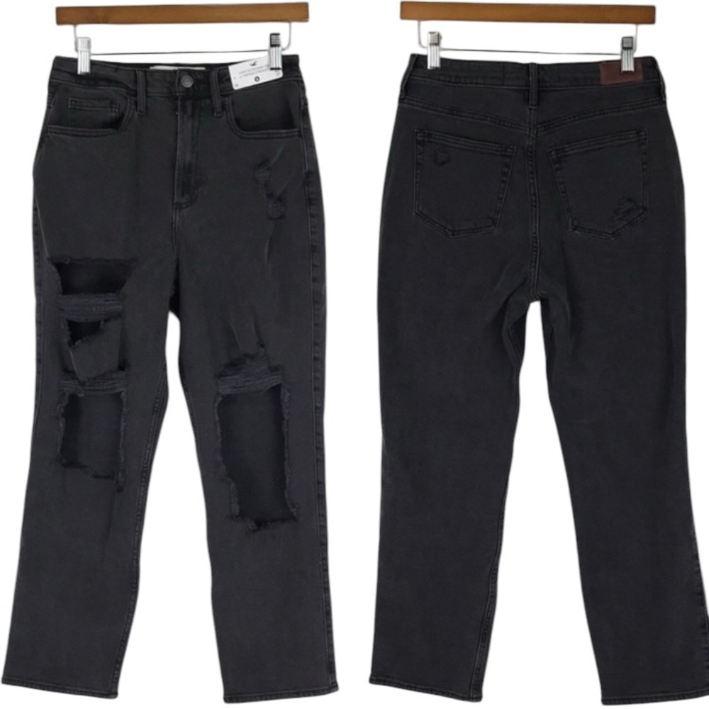 Hollister Curvy Ultra High Rise Vintage Straight Jeans NWT